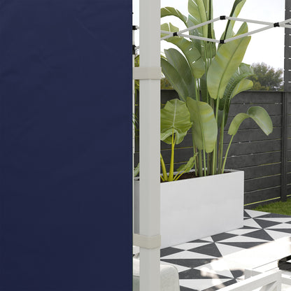 Set of Two 195 x 295cm Replacement Gazebo Side Walls - Blue