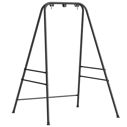 Hammock Chair Stand Only, 150KG Load Capacity, for Indoor Outdoor, Black
