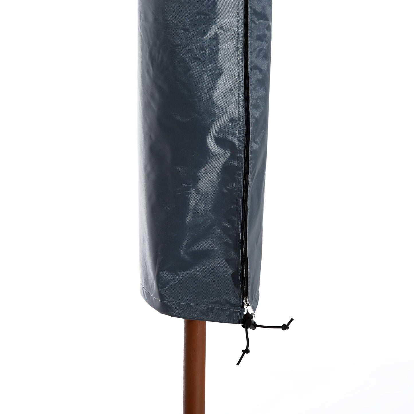Parasol Cover, Cantilever Umbrella Cover, Banana Umbrella Cover with Zipper for Outdoor Garden, Patio, Grey