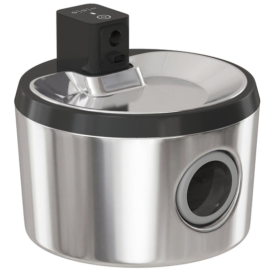 Wireless Cat Water Fountain for Drinking Stainless Steel, 4L Battery Operated Cat Fountain Cordless, 6 Filters