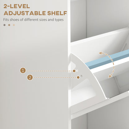 Three-Drawer Minimalistic Shoe Storage Cabinet, for 15 Shoes
