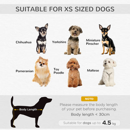 Dog Sofa Bed Pet Chair Couch with Water Resistant Fabric, Kitten Lounge with Soft Cushion, Wooden Frame for Mini Size Dogs