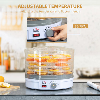 5 Tier Food Dehydrator, 245W Food Dryer Machine with Adjustable Temperature Control for Drying Fruit, Meat, Vegetable