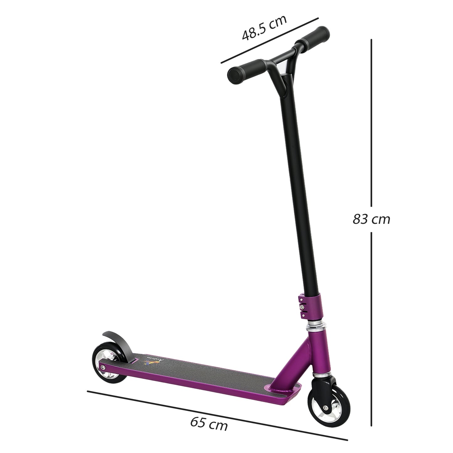 Stunt Scooter, 360° Entry Level Tricks Scooter w/ Lightweight Aluminium Deck and ABEC 7 Bearing, For Age 14+ Beginners