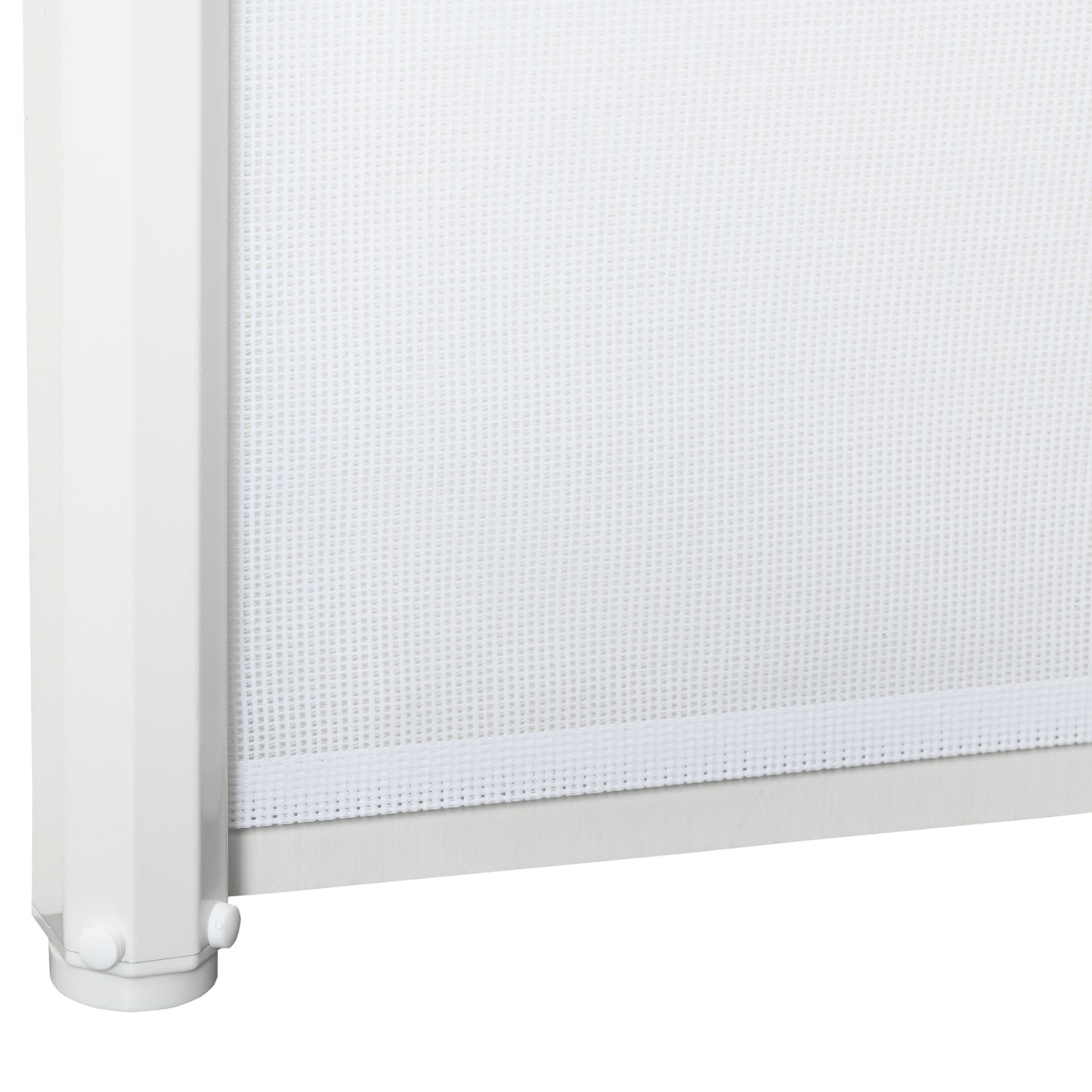 Retractable Stair Gate, Dog Pet Barrier, for Doorway, Staircase, Hallway - White