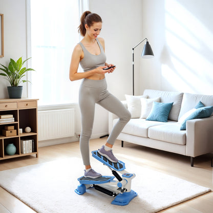Portable Mini Stepper, Steppers for Exercise Workout with LCD Display Monitor, Anti-skid Foot Pedals for Home Gym Office