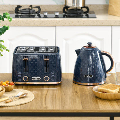 Kettle and Toaster Set, 1.7L 3000W Fast Boil Jug Kettle with Auto Shut Off