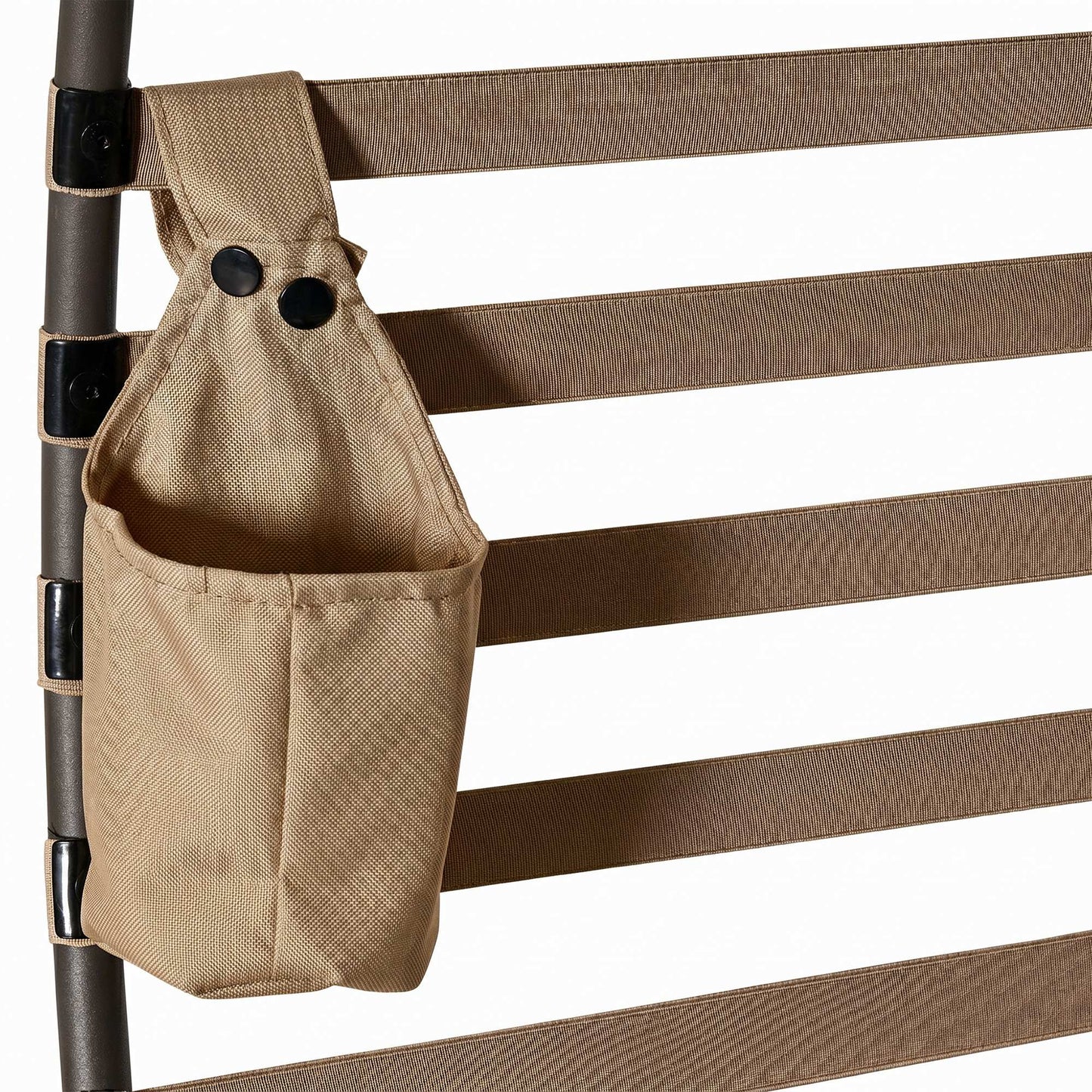 Egg Chair with Cushion & Side Pocket - Sand