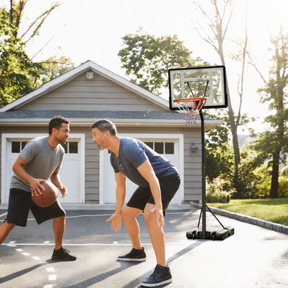 Portable 10ft Basketball Backboard Hoop Set Professional Outdoor Freestanding Basketball Stand
