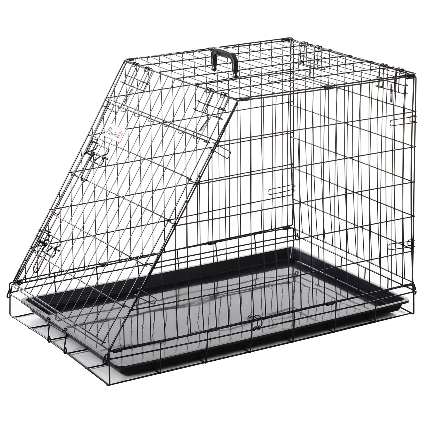 Trapeze Collapsible Dog Pet Travel Box Cage Removable Tray 93 x 58 x 65cm