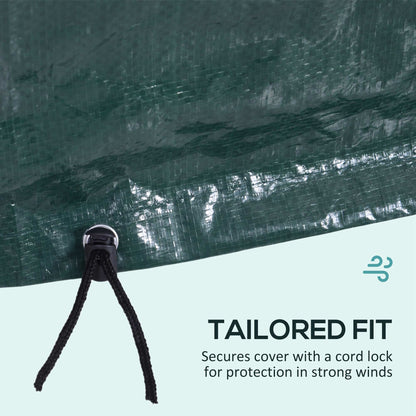 Garden Furniture Cover, Waterproof Anti-UV Large Protective Patio Set Covers, 235 x 190 x 90cm, Green