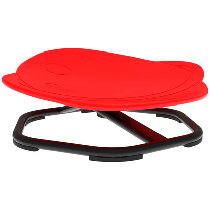 Planet-Shaped-kids Swivel Chair, Sensory Spinning Chair for Balance, Coordination Training, Red