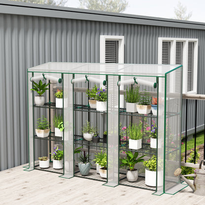 46 x 215cm Nine-Shelf Greenhouse