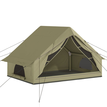 Inflatable Tent Waterproof for Camping Blow Up Tent with Pump Carry Bag for 2-4 Person