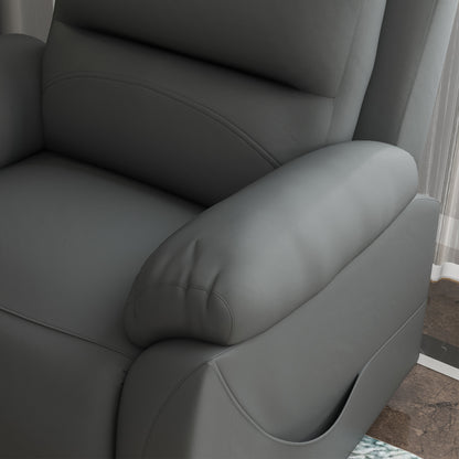 Electric Riser and Recliner for Elderly with 8 Vibration Massage, PU Leather Power Lift Recliner Chair for Living Room