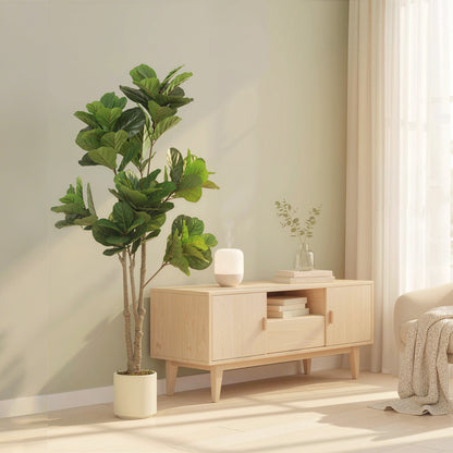 180cm Artificial Fiddle Leaf Fig Tree - Green