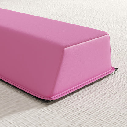 7.7ft Folding Gymnastics Beam, Floor Balance Beam for Kids with Anti-Slip Base, Gymnastics Equipment for Home, Pink