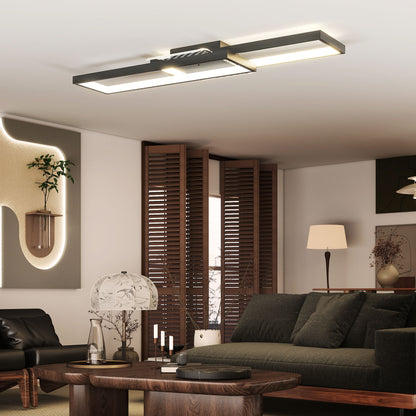 LED Ceiling Light, Modern Dimmable Ceiling Light with Wall Switch & Remote Control