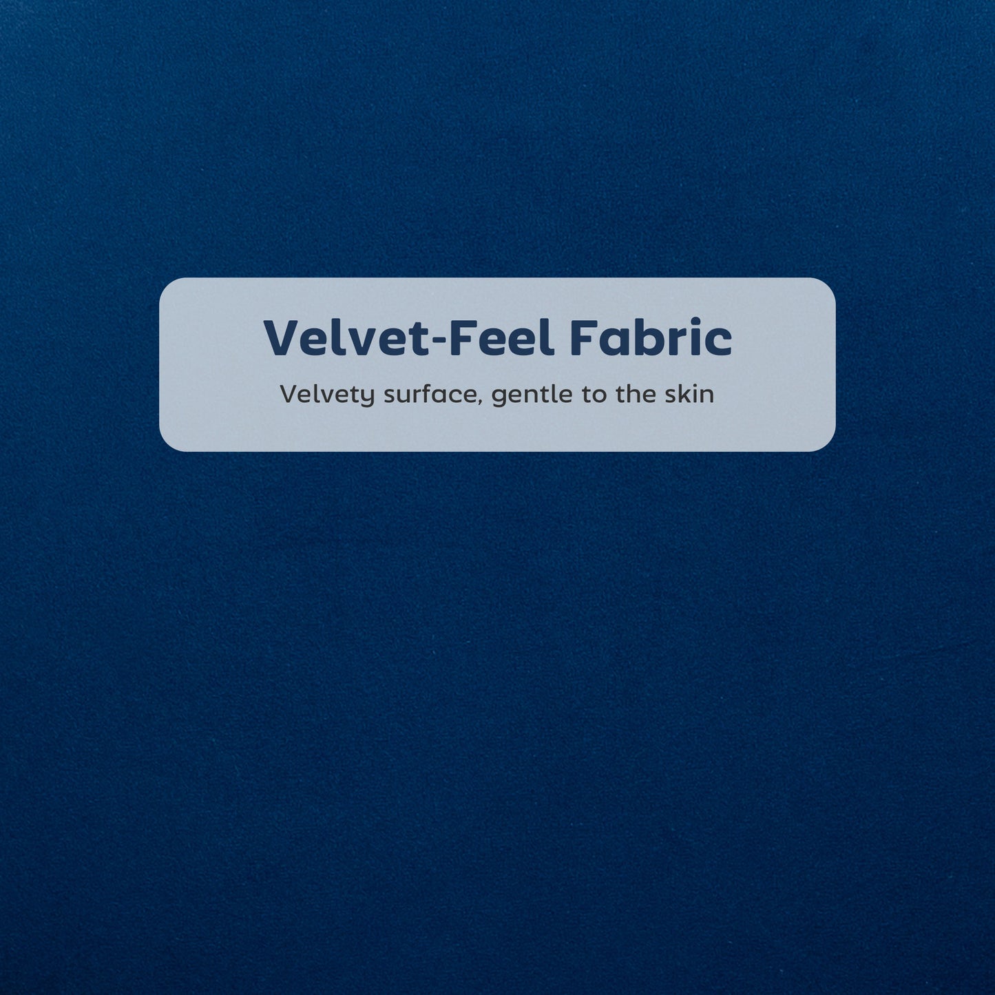 Set of Two Velvet-Feel Lotus Bar Stools - Dark Blue