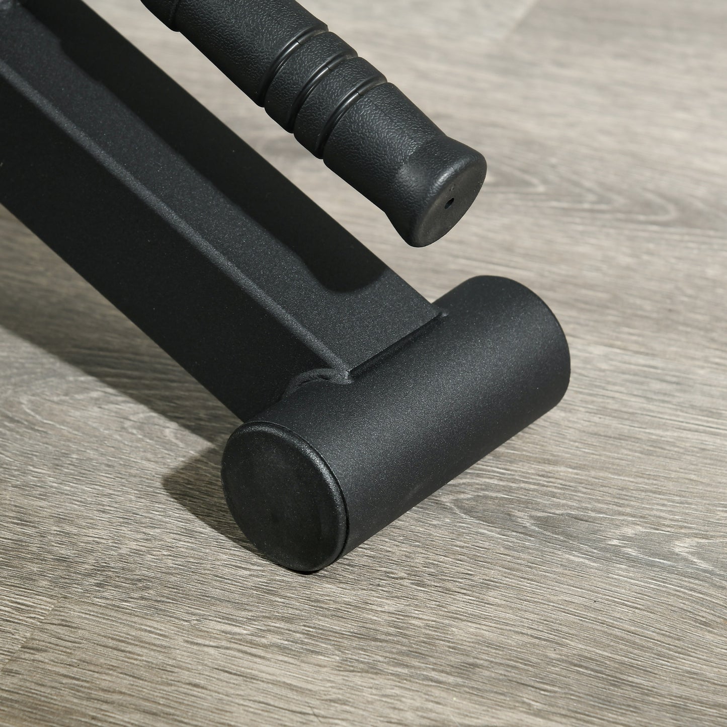 Deadlift Barbell Jack with Non-Slip Handle, for Weight Training - Black