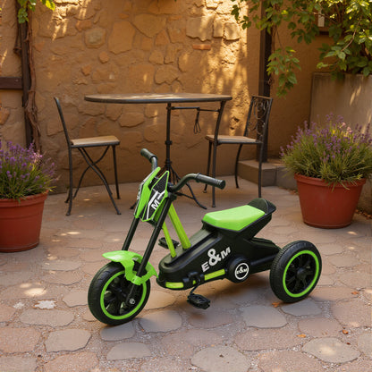 Kids Tricycle Baby Trike, Kids Trike with Pedal, 3 Wheel Toddler Balance Bike for Indoor Outdoor Use, Green