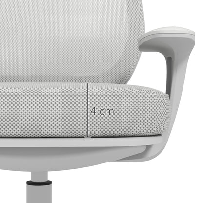 44-56cm Mesh Back Office Chair - Grey