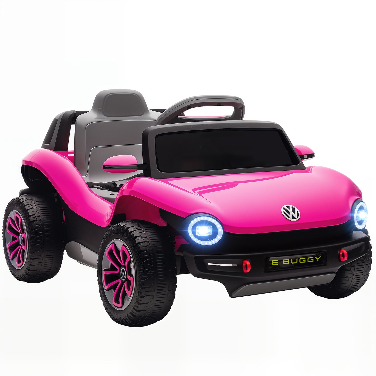 Volkswagen Licensed Kids Electric Car with Remote Control for Ages 3-6 Years, Pink