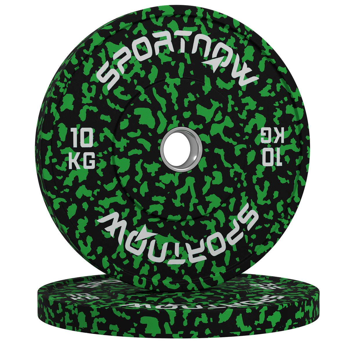 Olympic Weight Plates with 5cm Holes, for Weight Lifting, 2 x 10kg