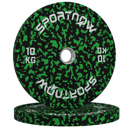 Olympic Weight Plates with 5cm Holes, for Weight Lifting, 2 x 10kg