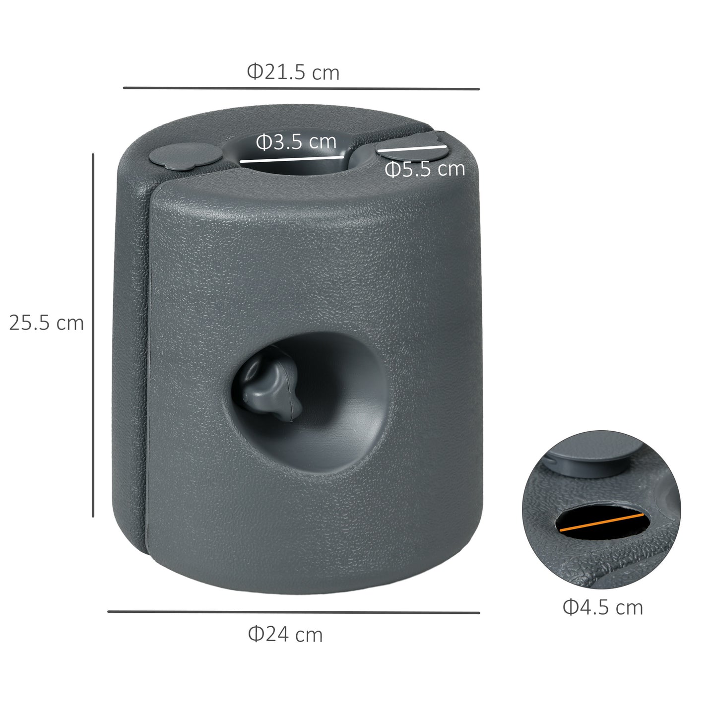HDPE Tent Weights Set of 4, Canopy Weights, Fill with Water or Sand, 48KG