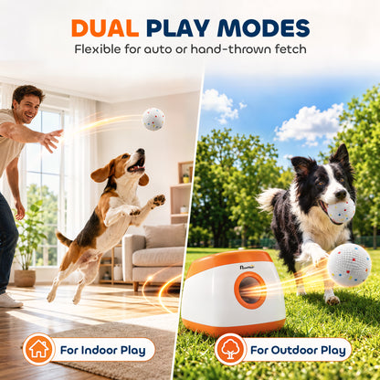 6 Pack Dog Balls Toys Fits Aggressive Chewers, Indestructible Teething and Water ETPU Balls for Throw and Fetch