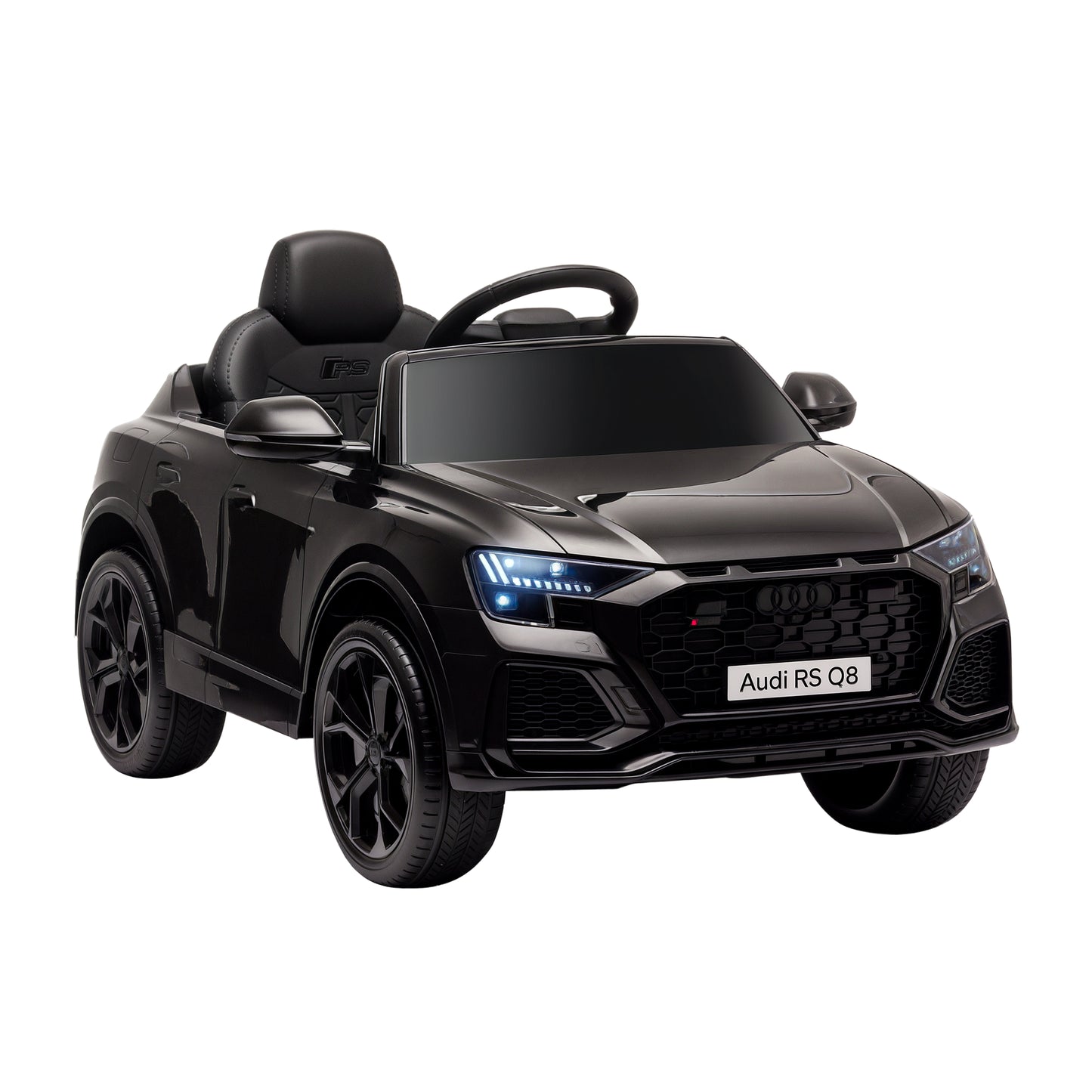 Licensed Audi RS Q8 Electric Ride On Car, with Remote Control, Black