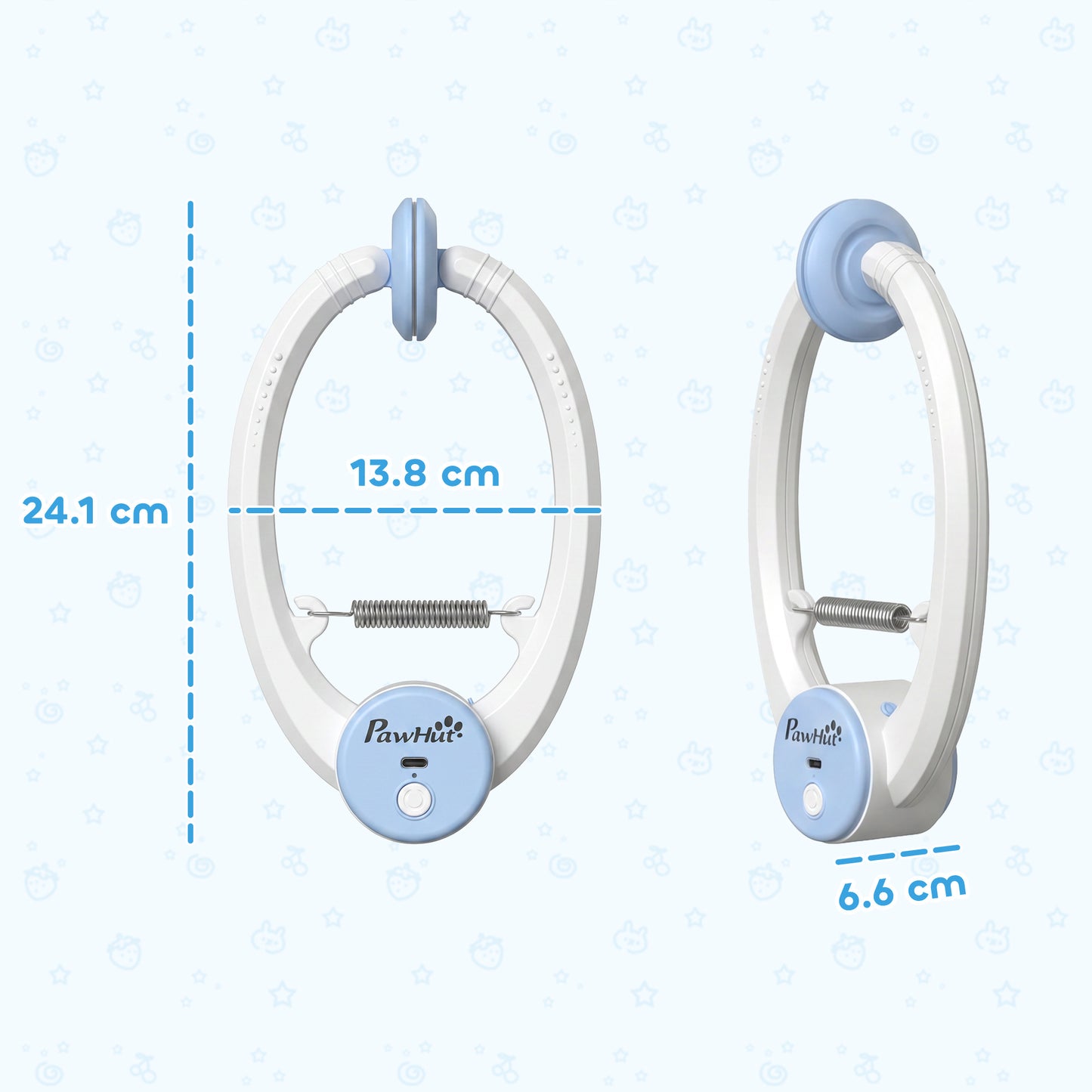 Interactive Cat Toys for Indoor Kittens & Adult USB Rechargeable Door Hanging Bouncing Mouse Teaser