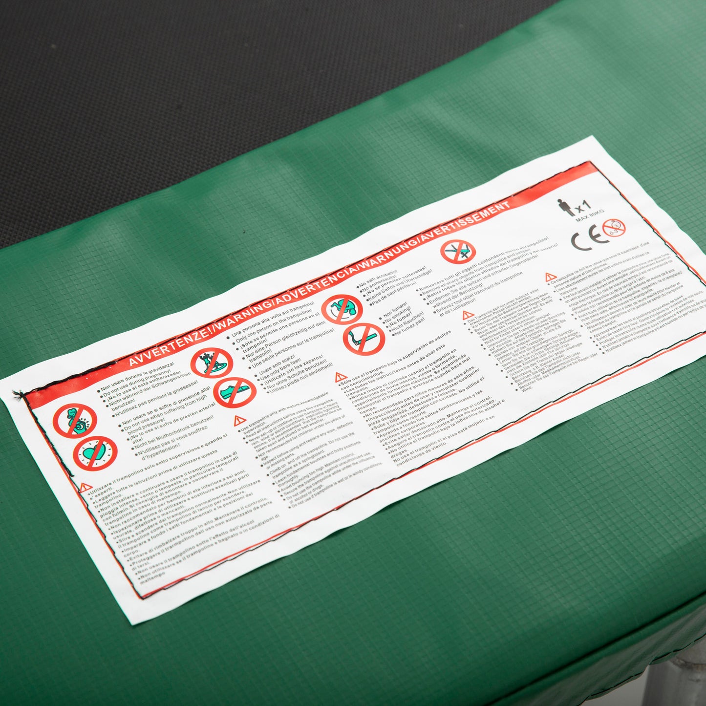 Trampoline Safety Pad, 8 ft-Green