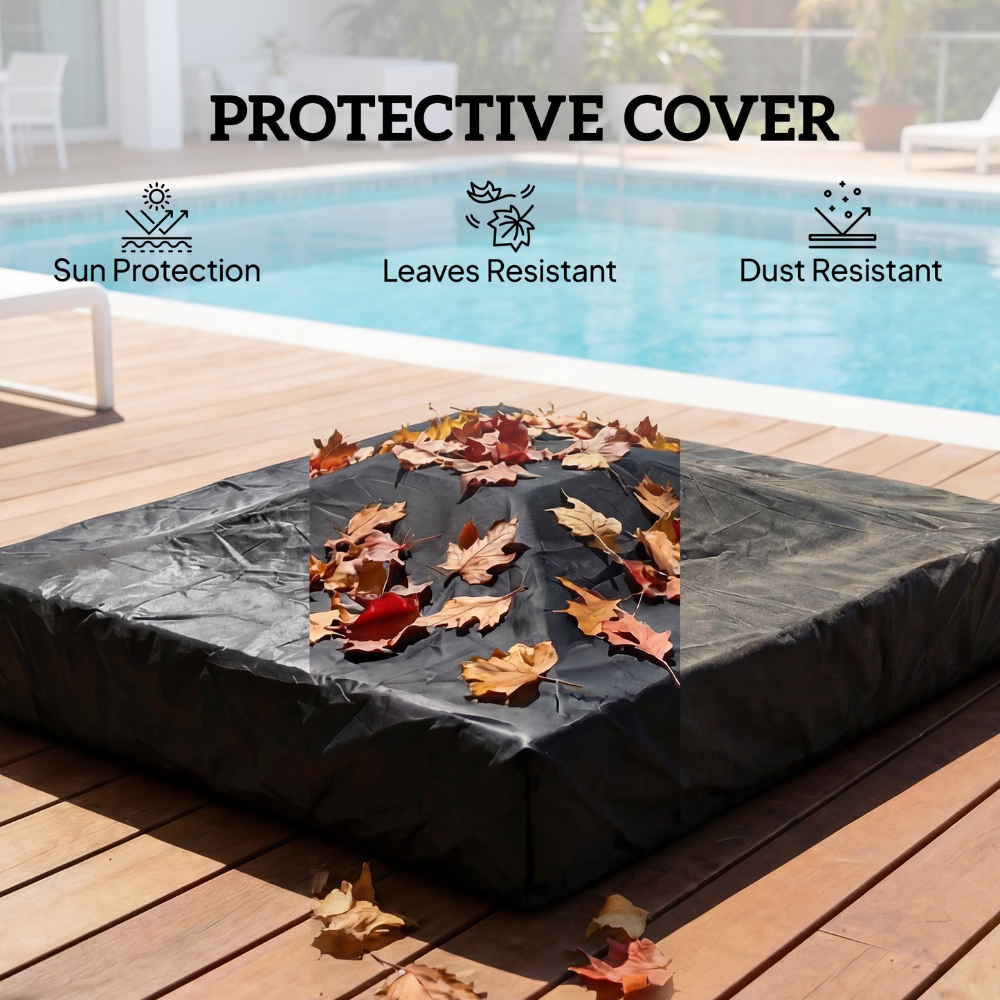 Rattan Sun Loungers Set of 2 with Side Table, Garden Recliner Sunbeds with Adjustable Back, Cushions, Dark Grey
