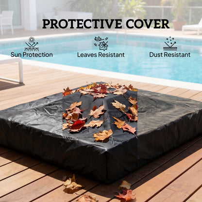 Rattan Sun Loungers Set of 2 with Side Table, Garden Recliner Sunbeds with Adjustable Back, Cushions, Dark Grey
