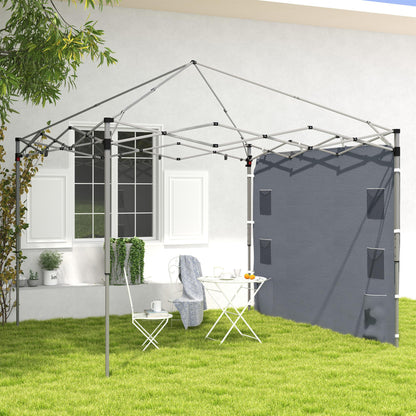 195 x 295cm Replacement Gazebo Sidewall - Grey