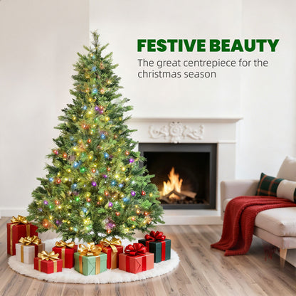 6ft Artificial Pine LED Christmas Tree, with Remote