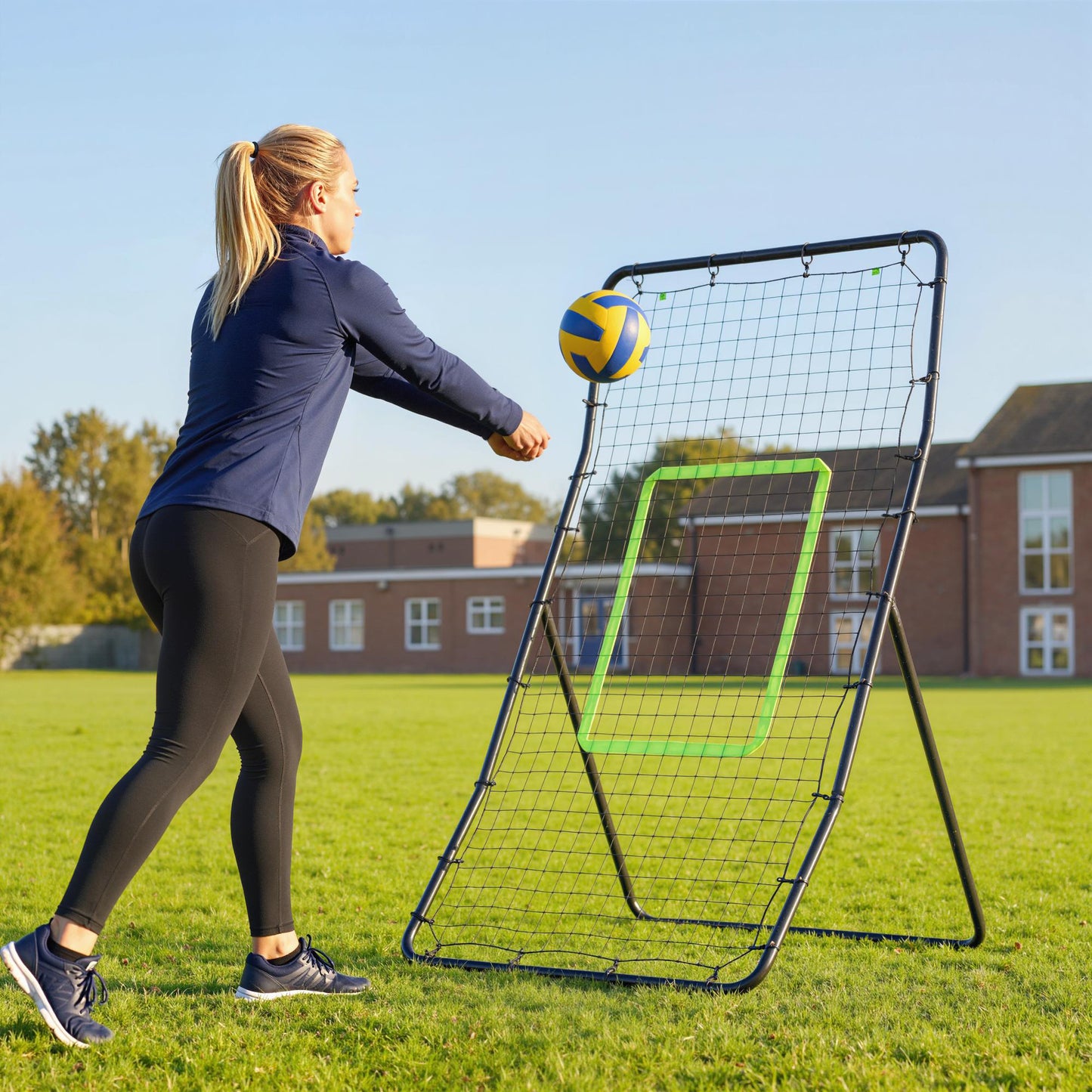 Rebounder Net Playback Game Spot Target Ball Rebounders Training Equipment Play Teaching