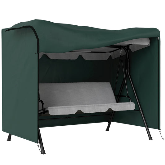 152 x 177cm Three-Seater Swing Chair Protective Cover Green