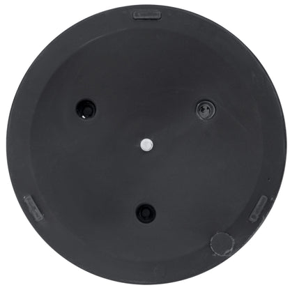 14kg Round Cement Parasol Base Umbrella Weight Stand Holder Fits Φ35mm,Φ38mm,Φ48mm Pole for Patio Outdoor Garden - Black