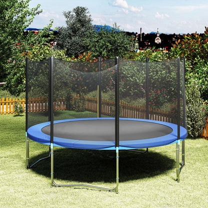 12ft Trampoline Pad, Φ366cm Trampoline Accessories Surround Pad Thick Foam Pads Padding Replacement Spare, No Holes for Pole