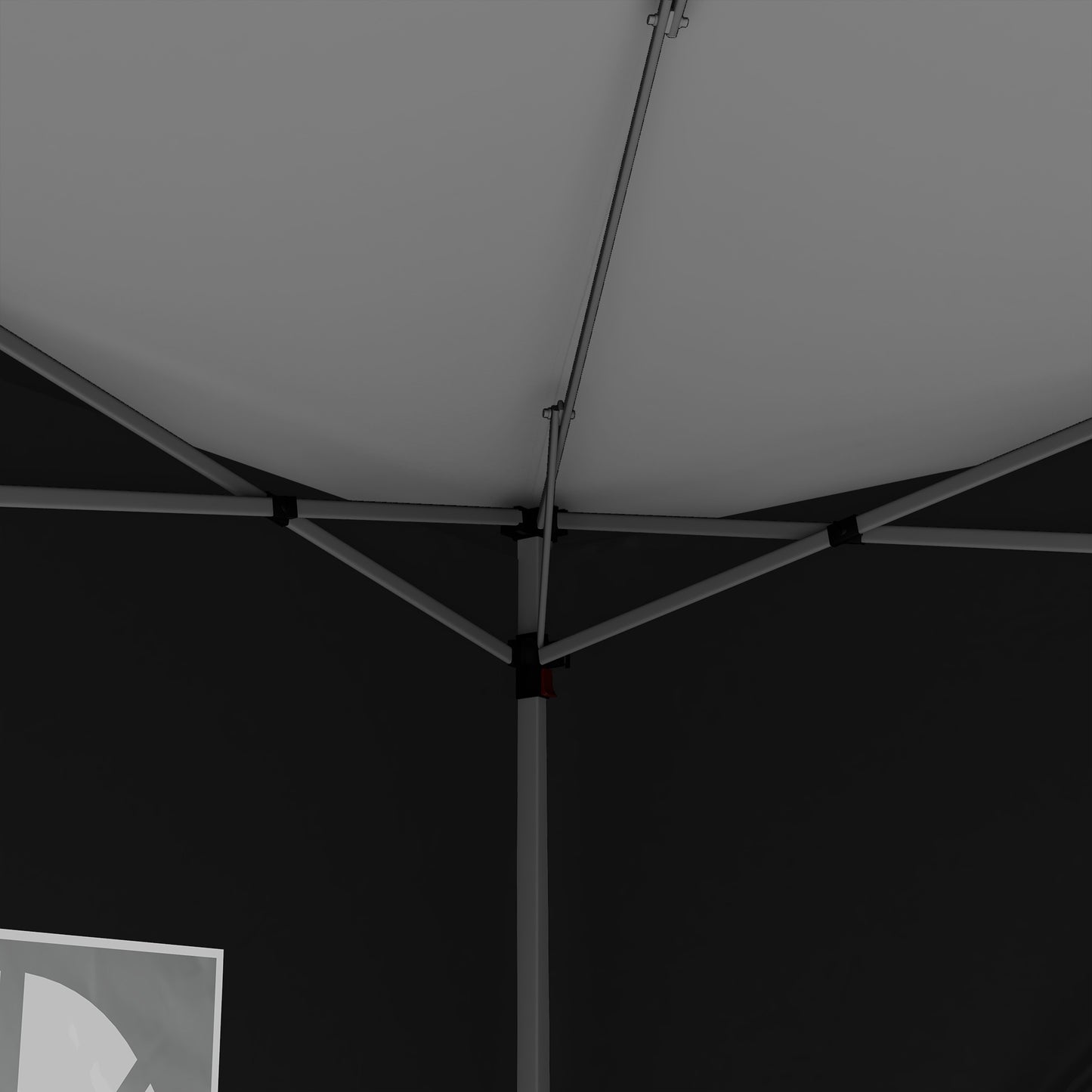 3x3(m) Pop-Up Gazebo, with Curtain Walls and Windows, Black