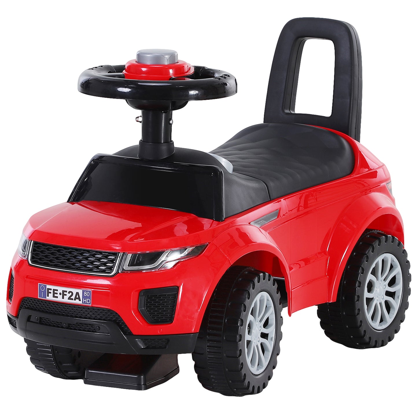 3-in-1 Ride On Car Foot To Floor Slider Toddler w/ Horn Steering Wheel NO POWER Manual Under Seat Storage Secure Design for 1