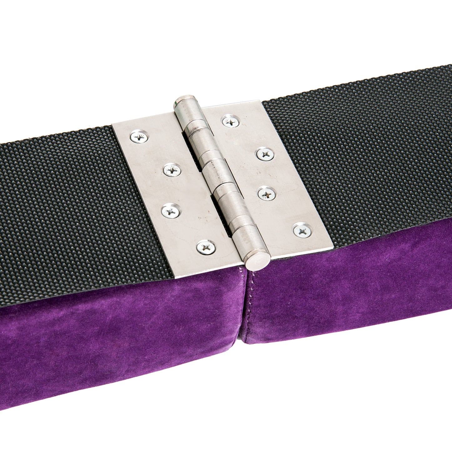 2.1M 7FT Gymnastics Folding Balance Beam Home Gym Training Exercise Sports - Purple