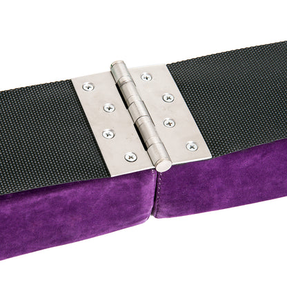 2.1M 7FT Gymnastics Folding Balance Beam Home Gym Training Exercise Sports - Purple
