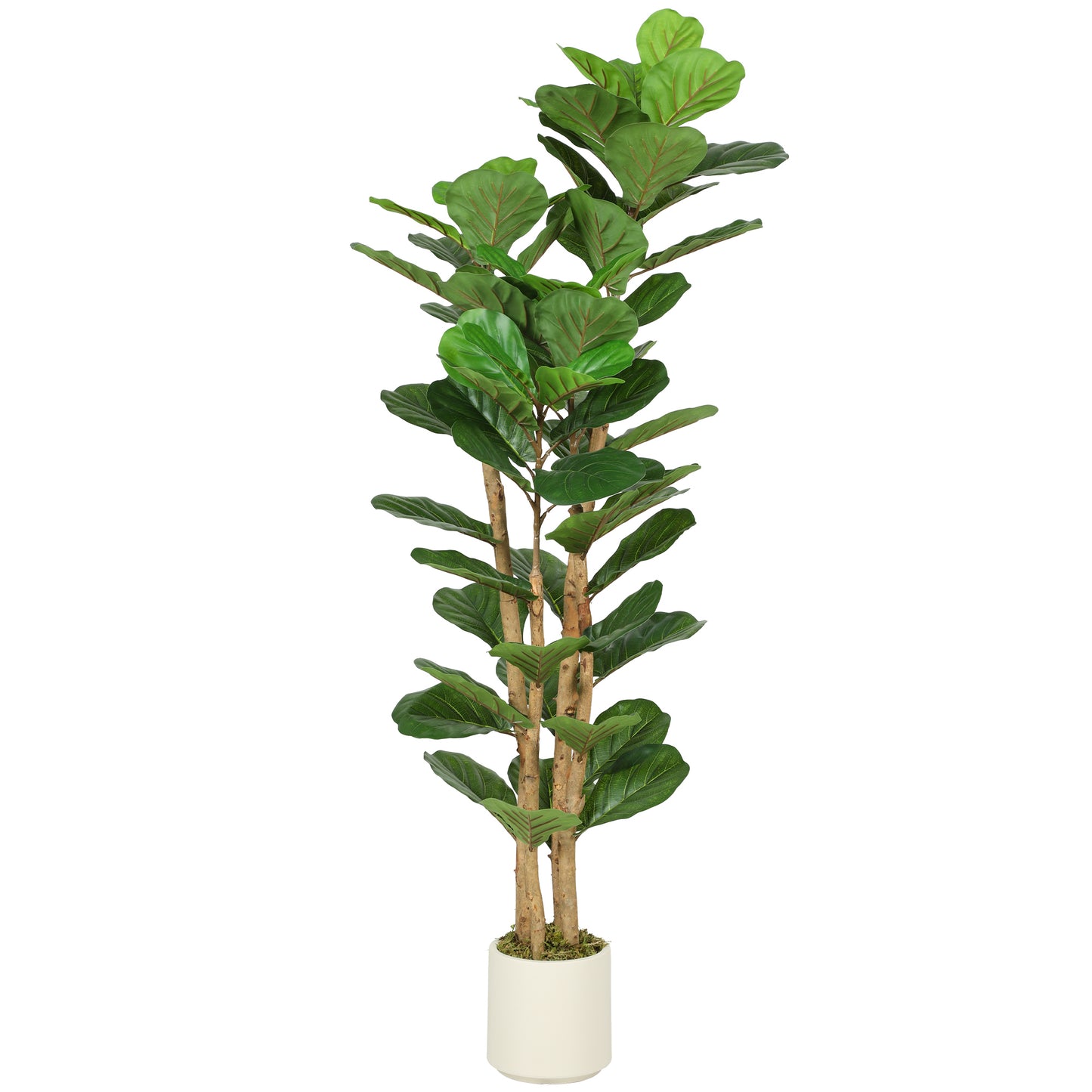 150cm Artificial Fiddle Leaf Fig Tree - Green