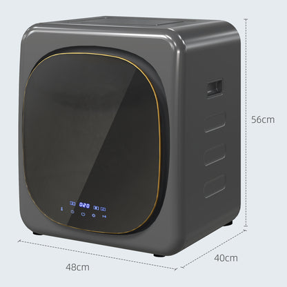 2.5 kg Compact Tumble Dryer, with UV Sterilisation - Grey