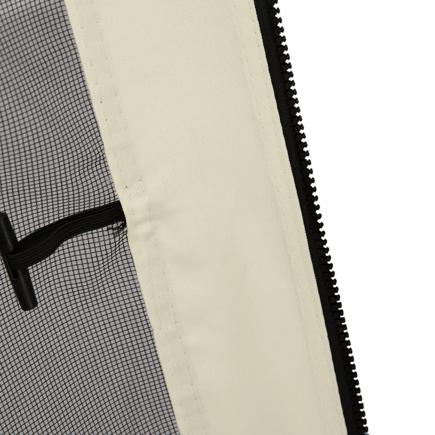 302 x 207cm Universal Replacement Mesh Sidewall Netting for Patio Gazebos and Canopy Tents, (Sidewall Only) Cream White