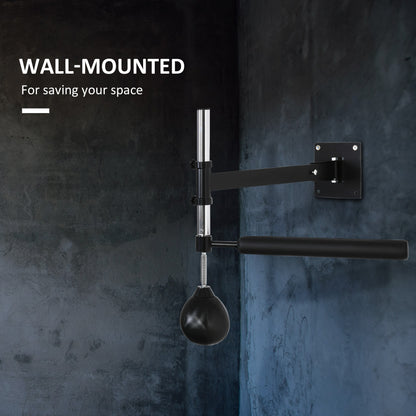 Wall Mount Fast-Reflexes Speed Bag Boxing, Height Adjustable Punching Bag, MMA